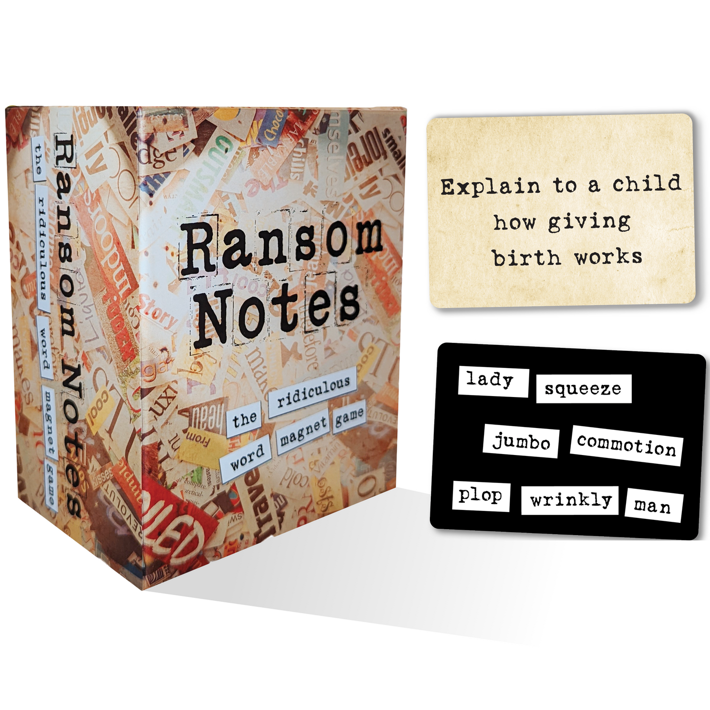 Ransom Notes: The Ridiculous Word Magnet Game!