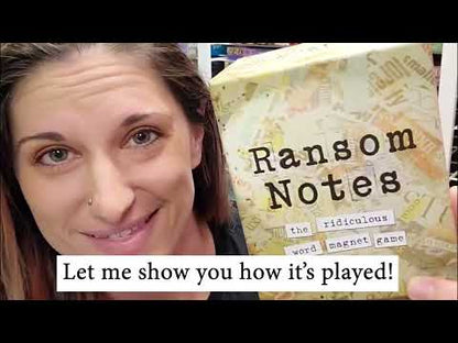 Ransom Notes: The Ridiculous Word Magnet Game!